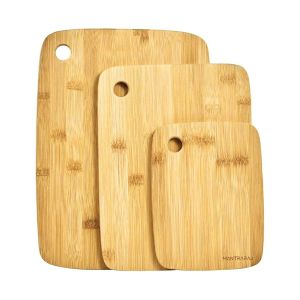 MantraRaj Bamboo Chopping Boards Set of 3 Various Sizes Kitchen Set Cutting Boards