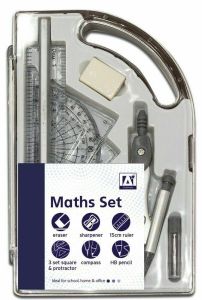 9 Piece Maths Geometry Set