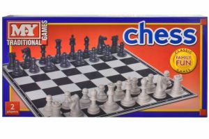 Brand new Board Traditional Classic Family Plastic Chess Board Game Kids Indoor